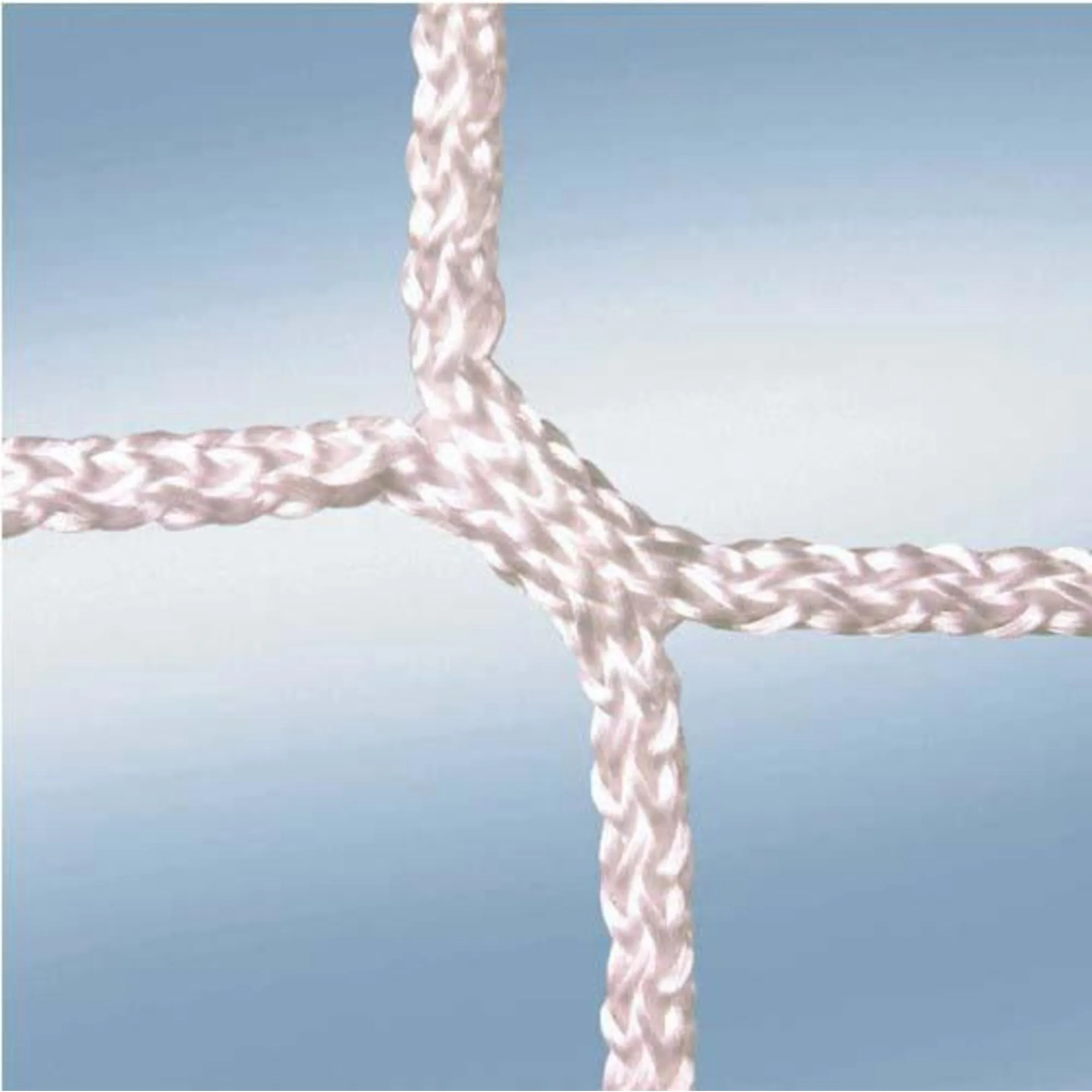 1 pair of adult goals for professional play - mesh size 3 mm 120 mm color: white ROMBULL, white
