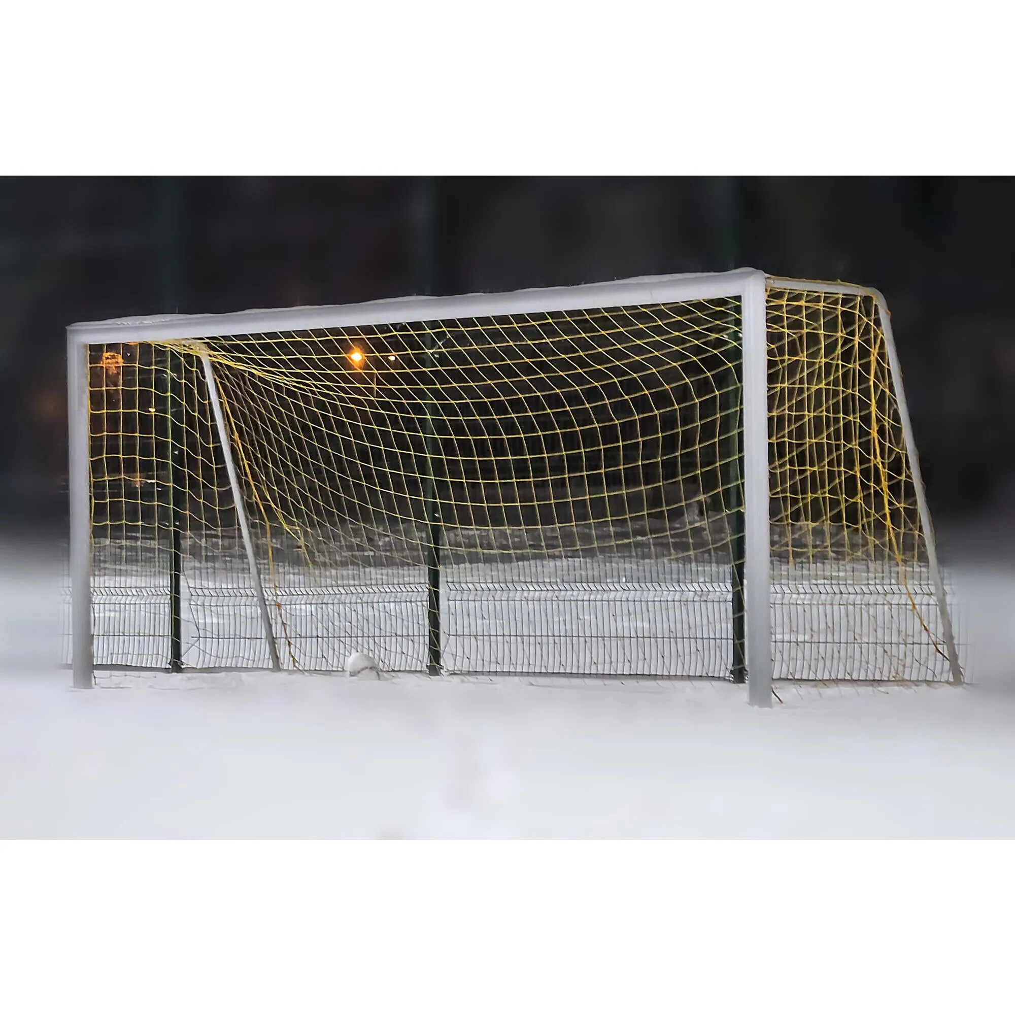 1 pair of adult goals for professional play - mesh size 4 mm 120 mm color: red ROMBULL, red