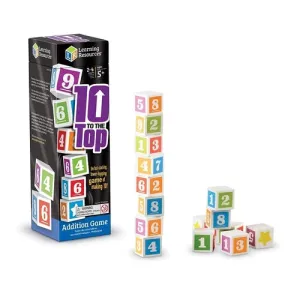 10 to the Top Addition Game | Math Set by Learning Resources US | Age 5 