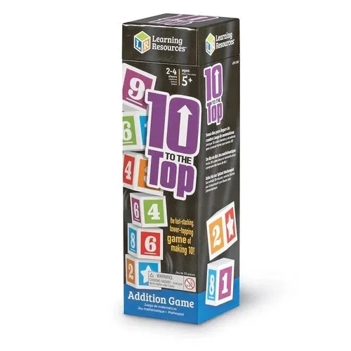 10 to the Top Addition Game | Math Set by Learning Resources US | Age 5 
