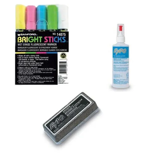 18x18 Wood Framed Black Dry Erase Marker Boards