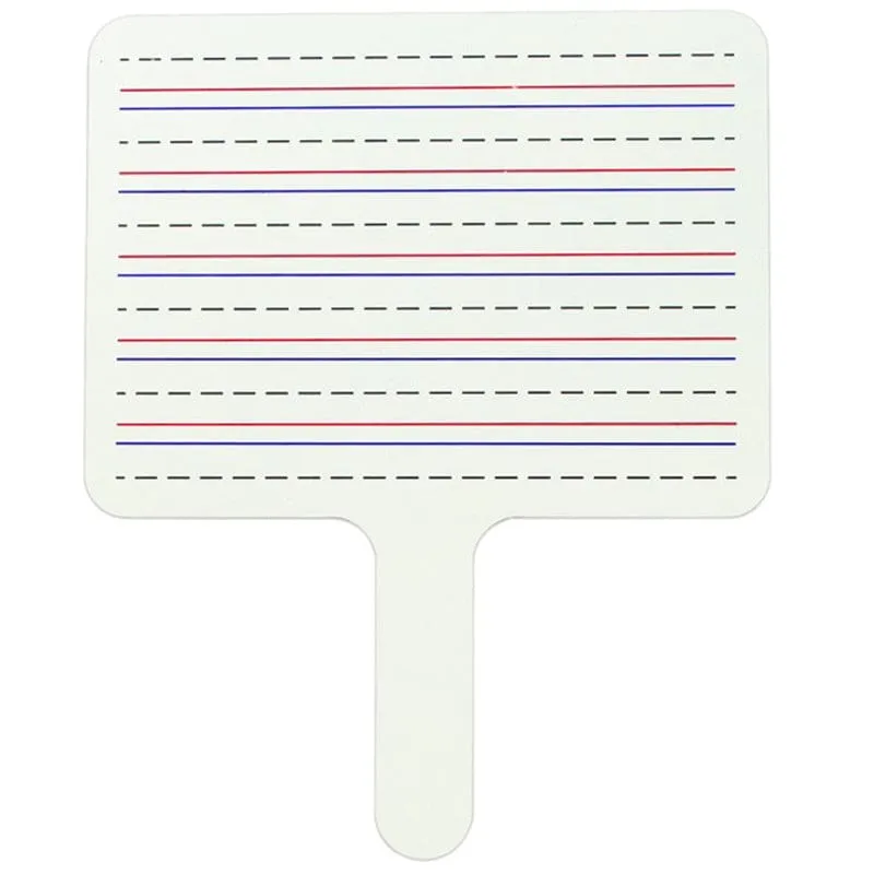 2-Sided Dry Erase Answr Paddls 12Pk