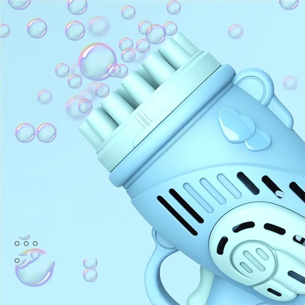 23 Holes Bubble Gun Toys Soap Bubbles Machine
