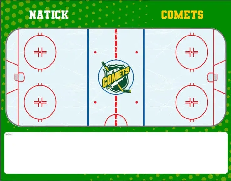 23 X 18 Custom Hockey Coaching Board