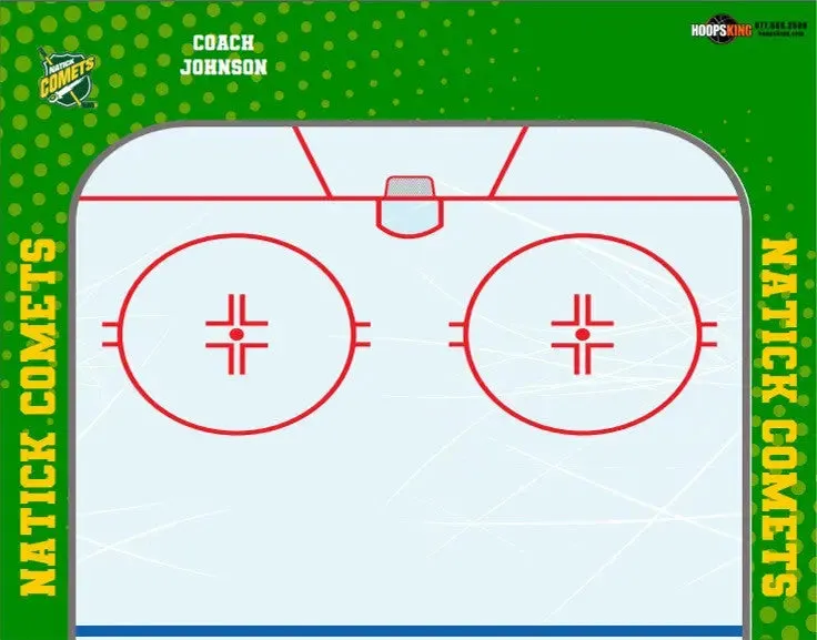 23 X 18 Custom Hockey Coaching Board