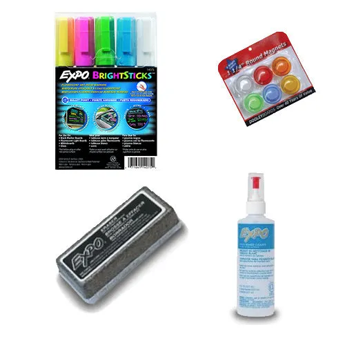 24x72 Magnetic Black Dry Erase Marker Board with Aluminum Frame