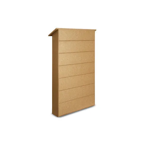 36" x 36" Viewable Area Magnetic White Dry Erase Board Outdoor Message Center with Header and Posts (Single Door)