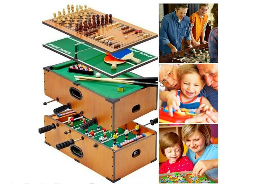 5-in-1 Family Recreational Game Table