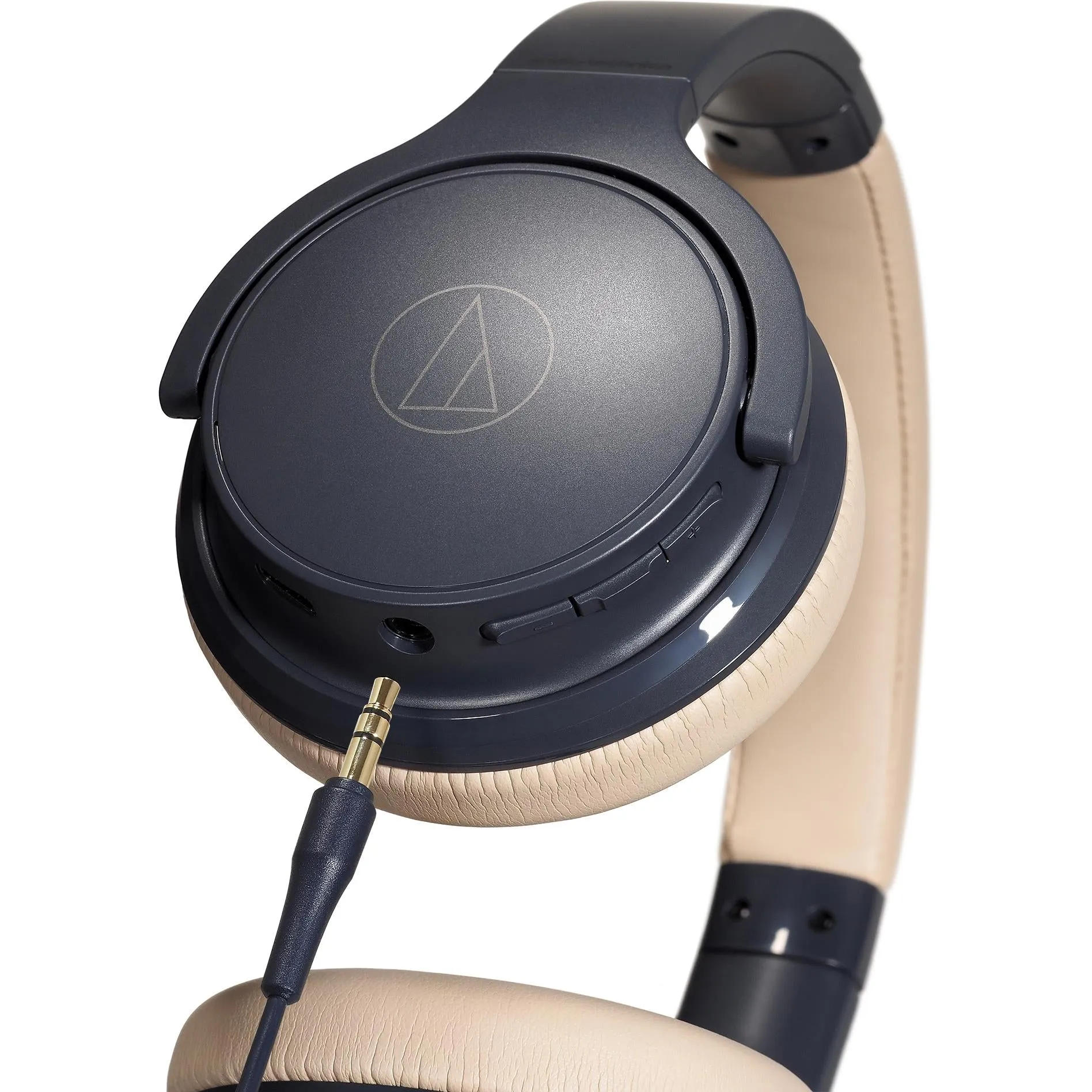 Audio-Technica ATH-S220BT Wireless On-Ear Headphones (Navy)