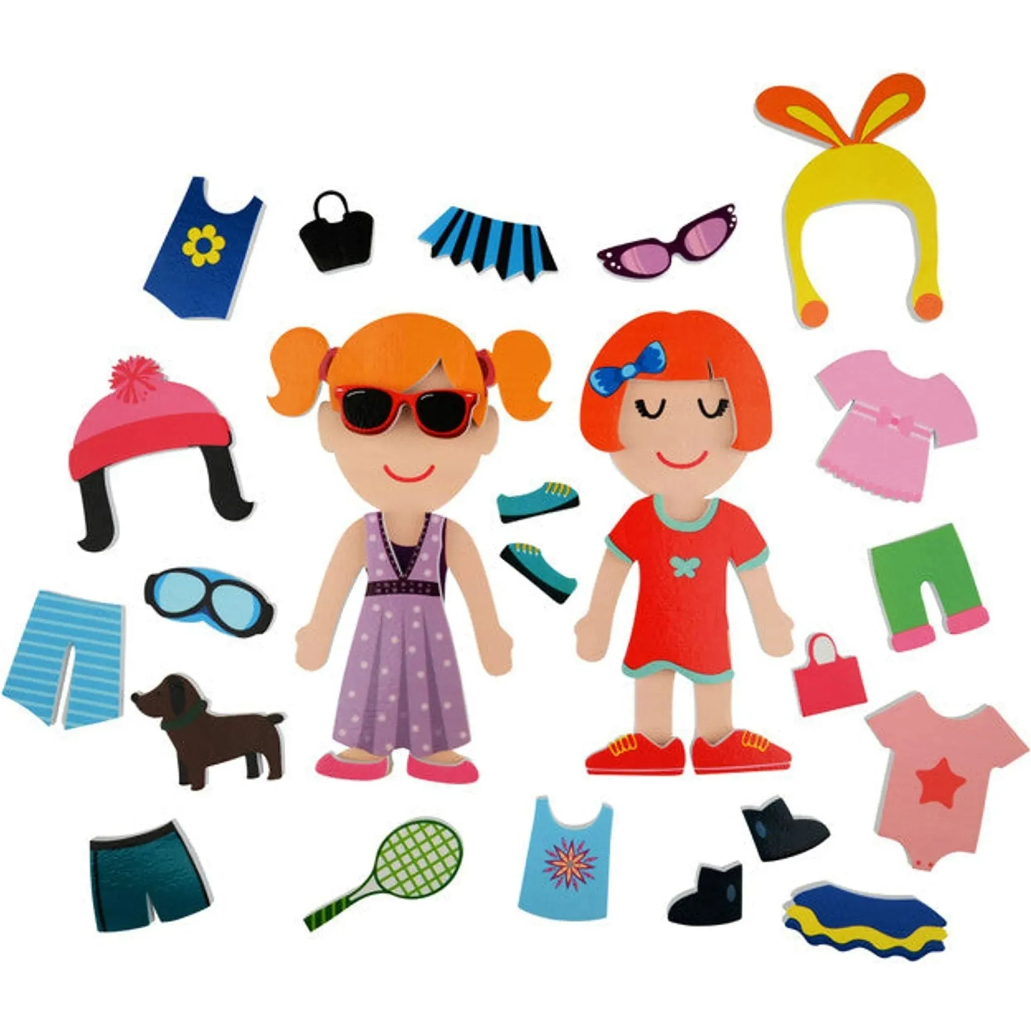 Bath Time Stickers - Dressing Up