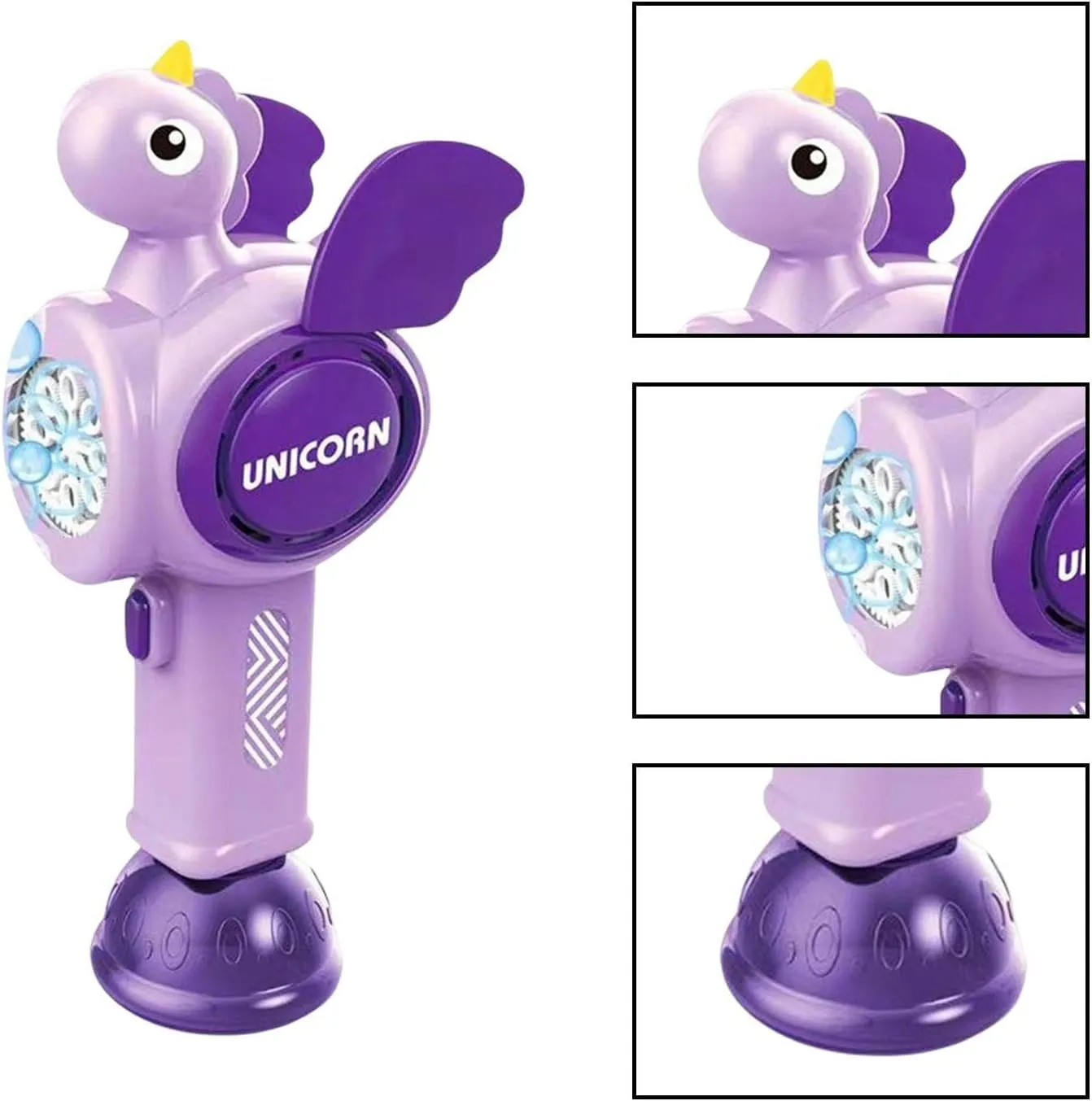 Battery Operated Unicorn Colorful Bubble Wand