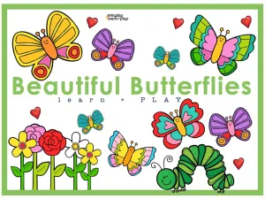 Beautiful Butterflies Learn   PLAYmat