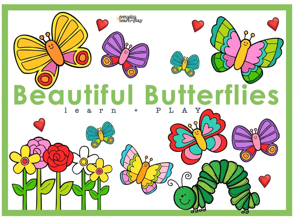 Beautiful Butterflies Learn   PLAYmat