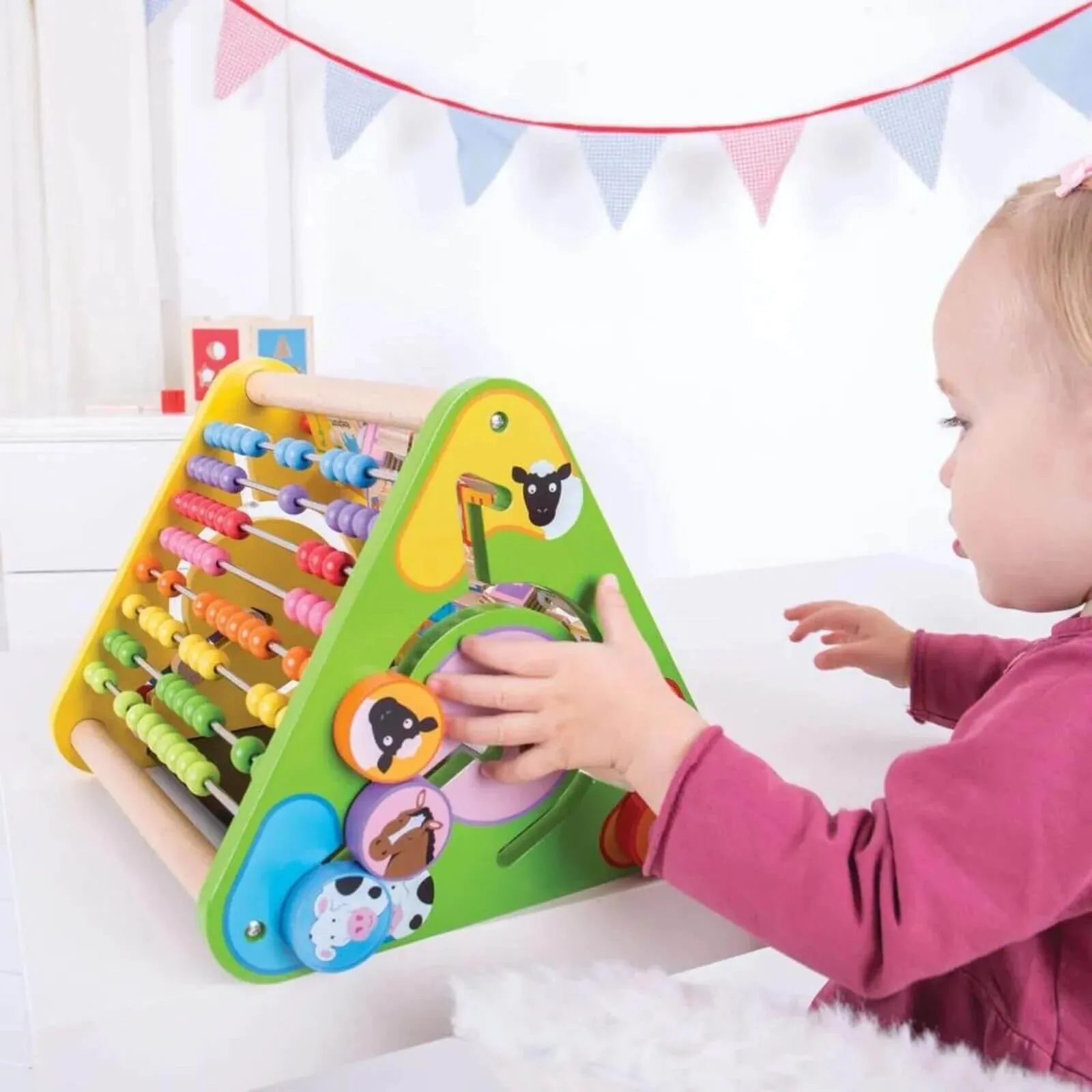 Bigjigs Toys Triangular Activity Centre