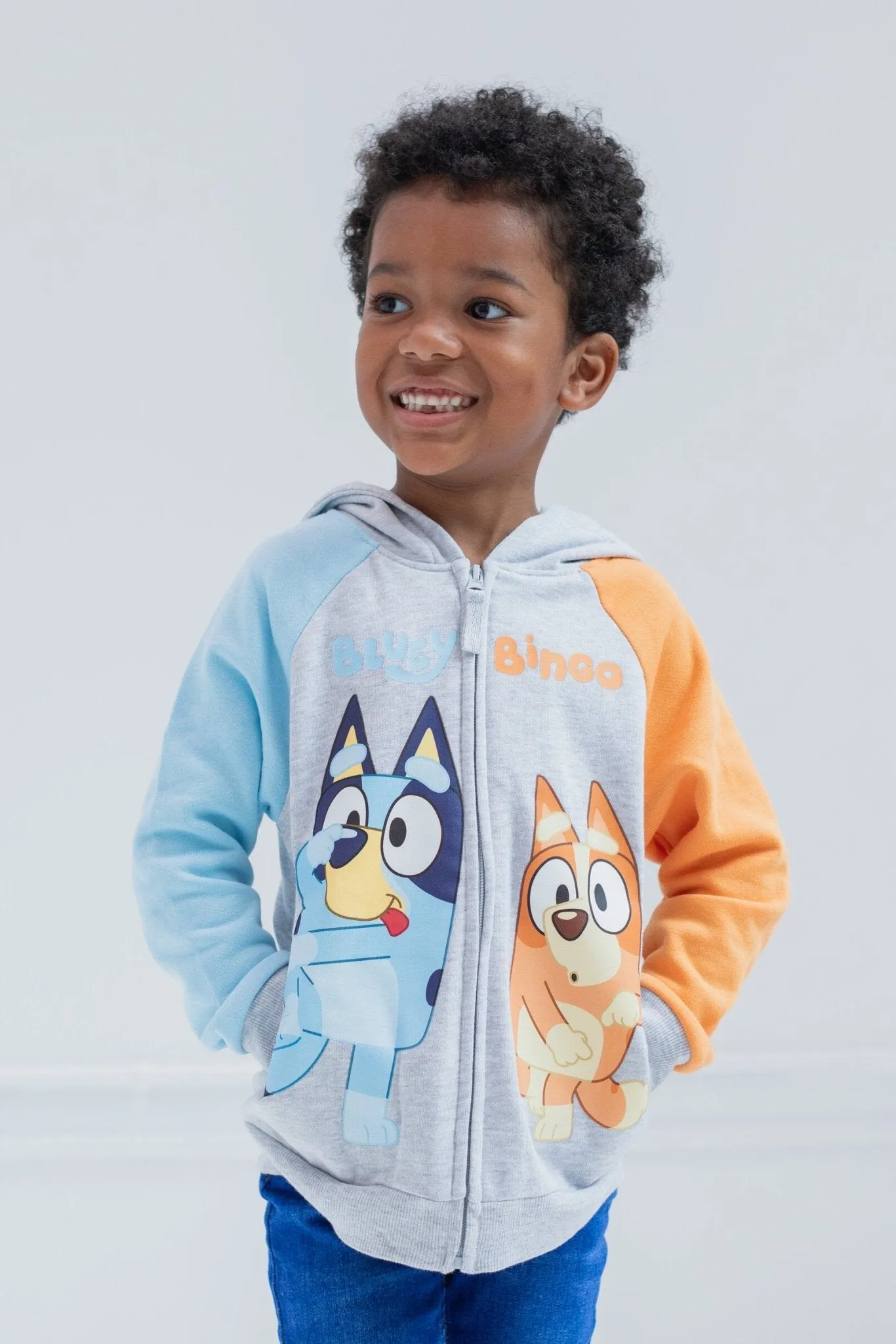 Bluey Fleece Zip Up Hoodie
