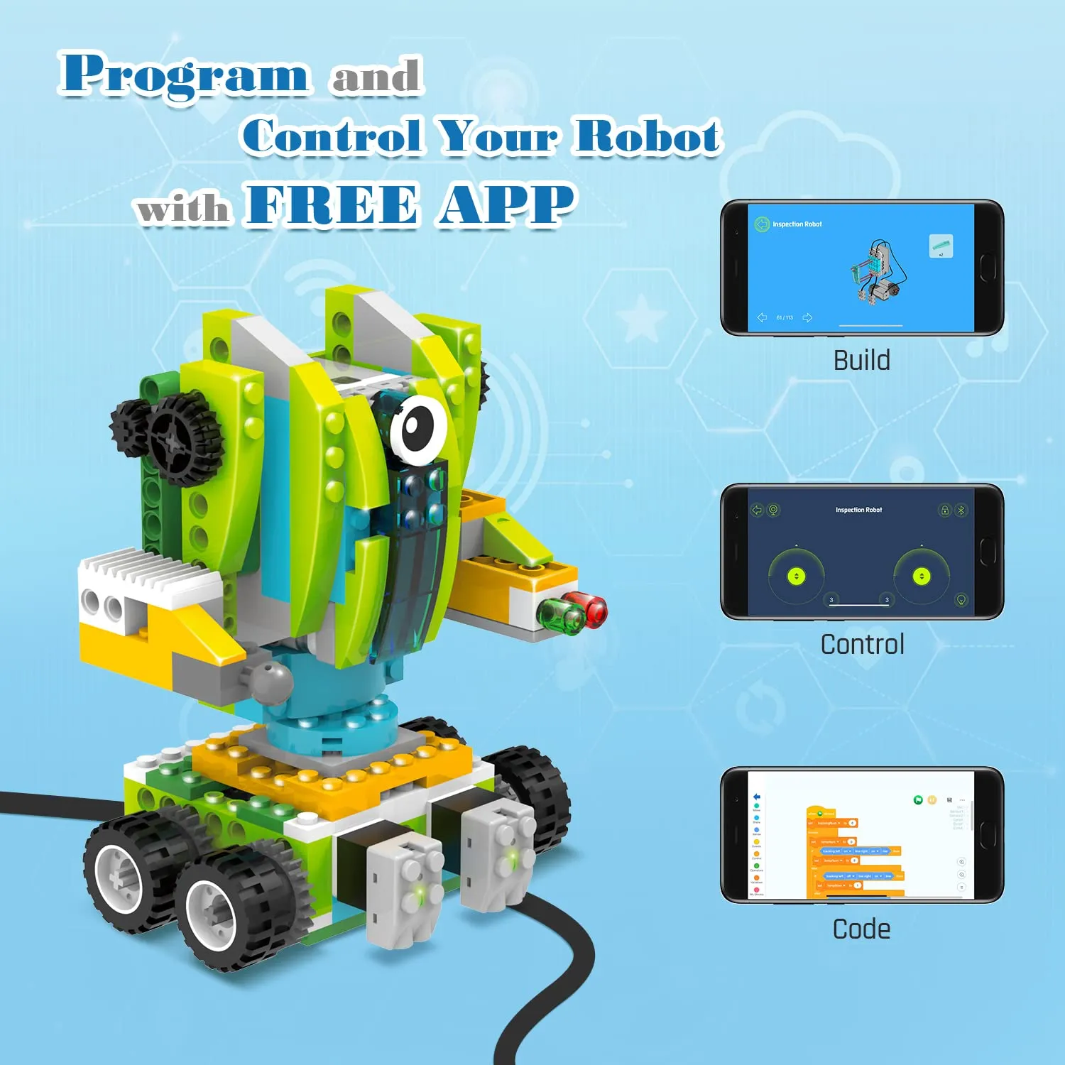 BotCraft Innovator: 200  Engaging Educational Robots in 1 Interactive App-Controlled Kit with 47 Video Tutorials