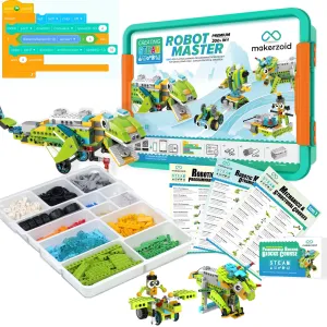 BotCraft Innovator: 200  Engaging Educational Robots in 1 Interactive App-Controlled Kit with 47 Video Tutorials