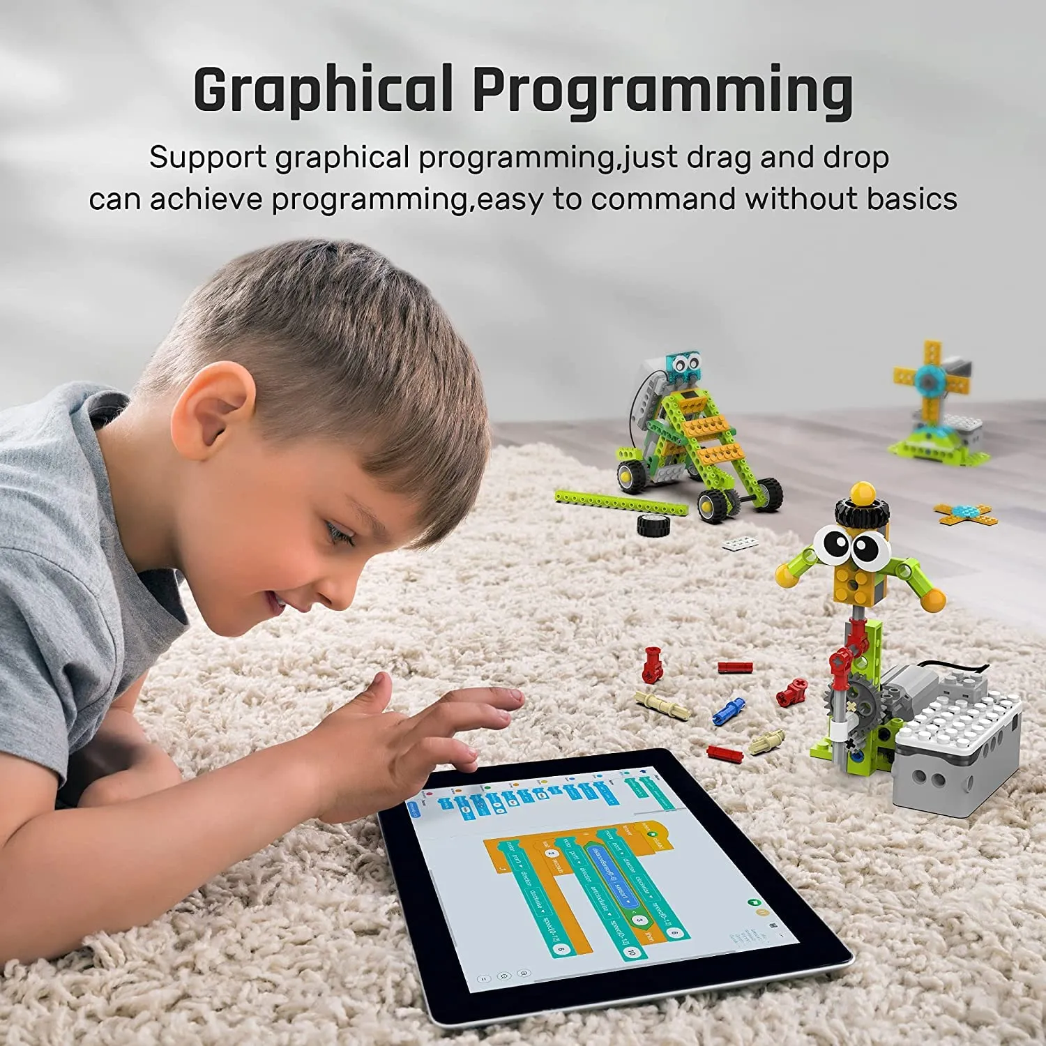 BotCraft Innovator: 200  Engaging Educational Robots in 1 Interactive App-Controlled Kit with 47 Video Tutorials
