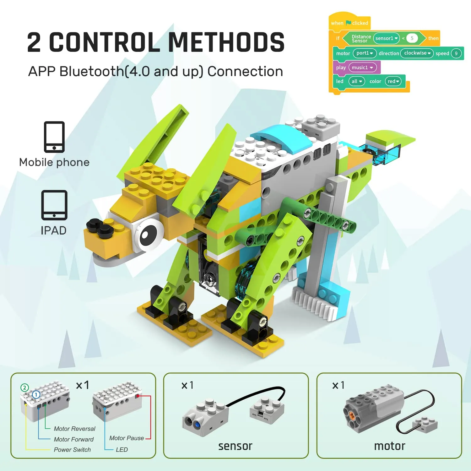BotCraft Innovator: 200  Engaging Educational Robots in 1 Interactive App-Controlled Kit with 47 Video Tutorials