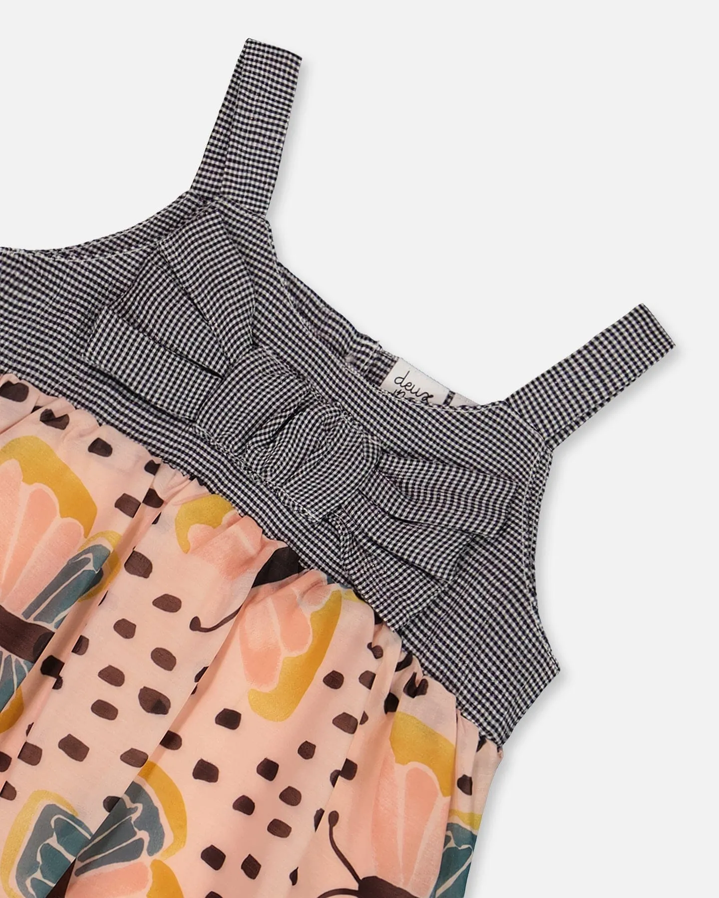 Bubble Top Black And Pink Butterflies