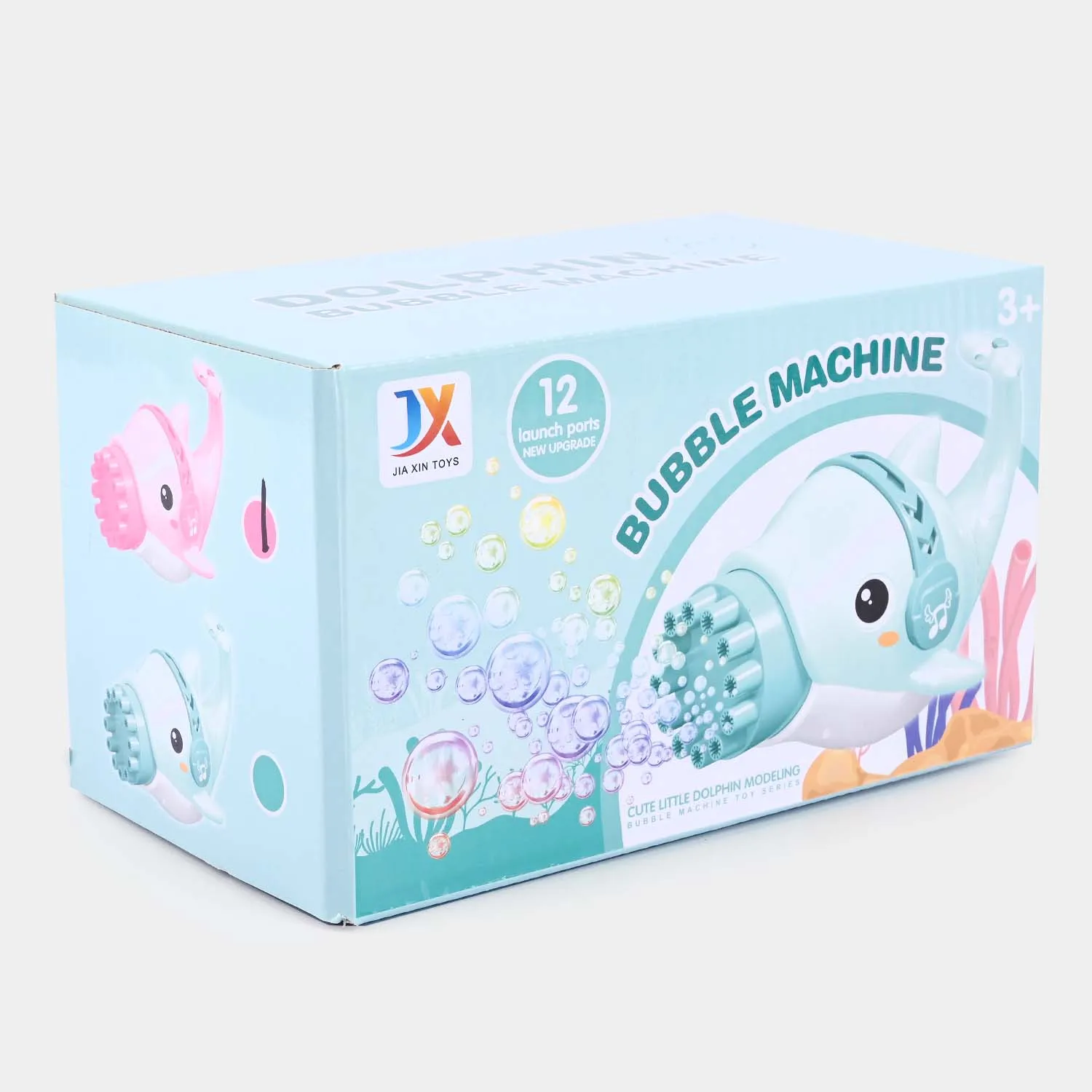 Cartoon Fish Bubble Machine 12 Hole For Kids