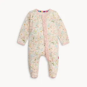 Charlotte Modal Magnetic Footie With Ruffle