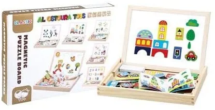 City magnetic puzzle board