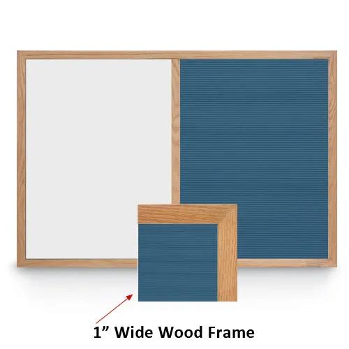 Combo Board 24x48 (Wooden Framed) Marker Board & Letter Board