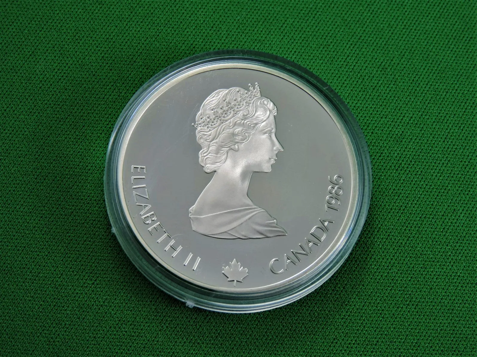 Currency - Silver Coin - $20 - 1986 - RCM - Olympic Winter Games - Coin 4 - Biathlon