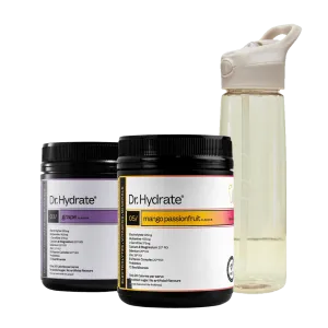 Dr. Hydrate Twin Pack   Free 700ml Bottle