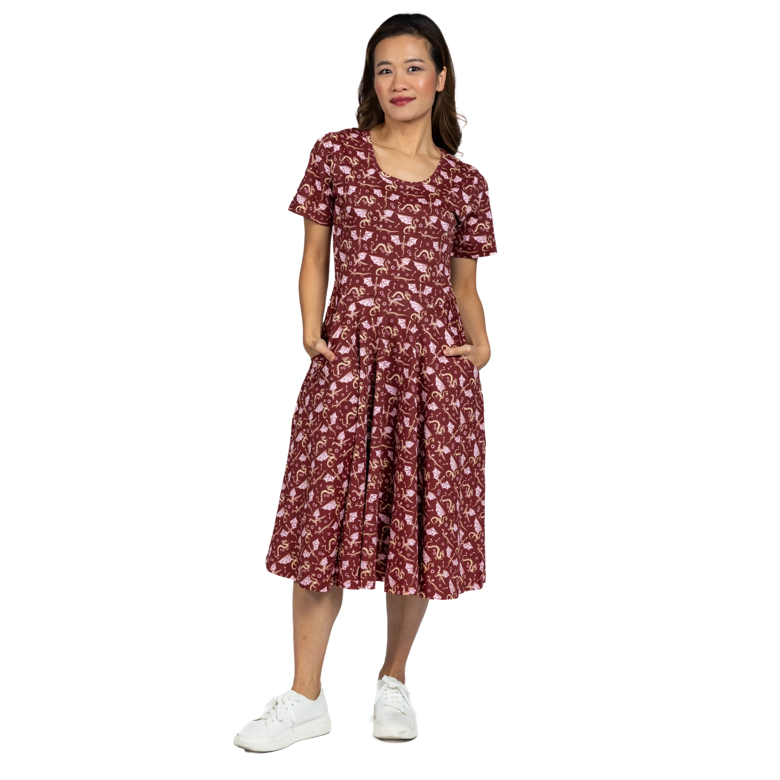 Dragon Robots Twirl Dress