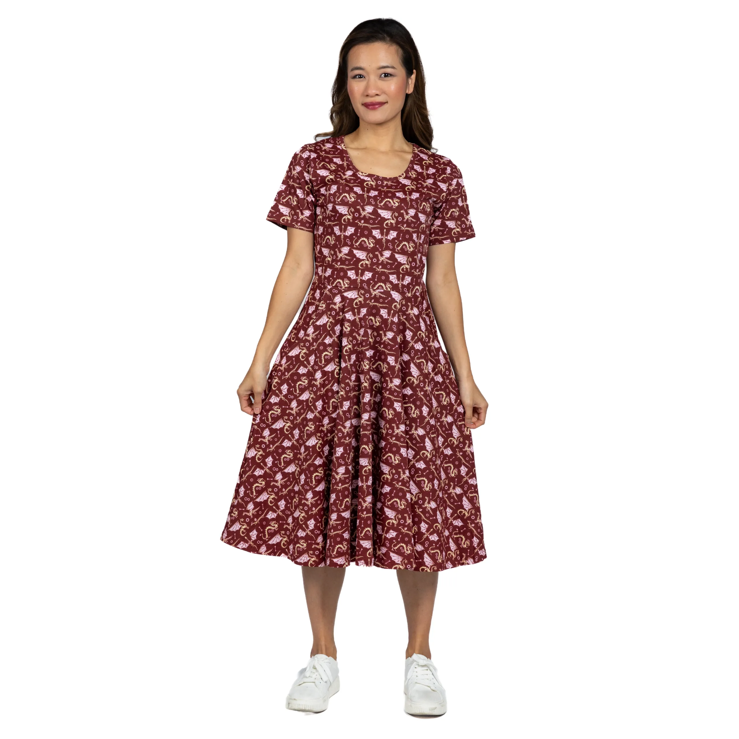 Dragon Robots Twirl Dress