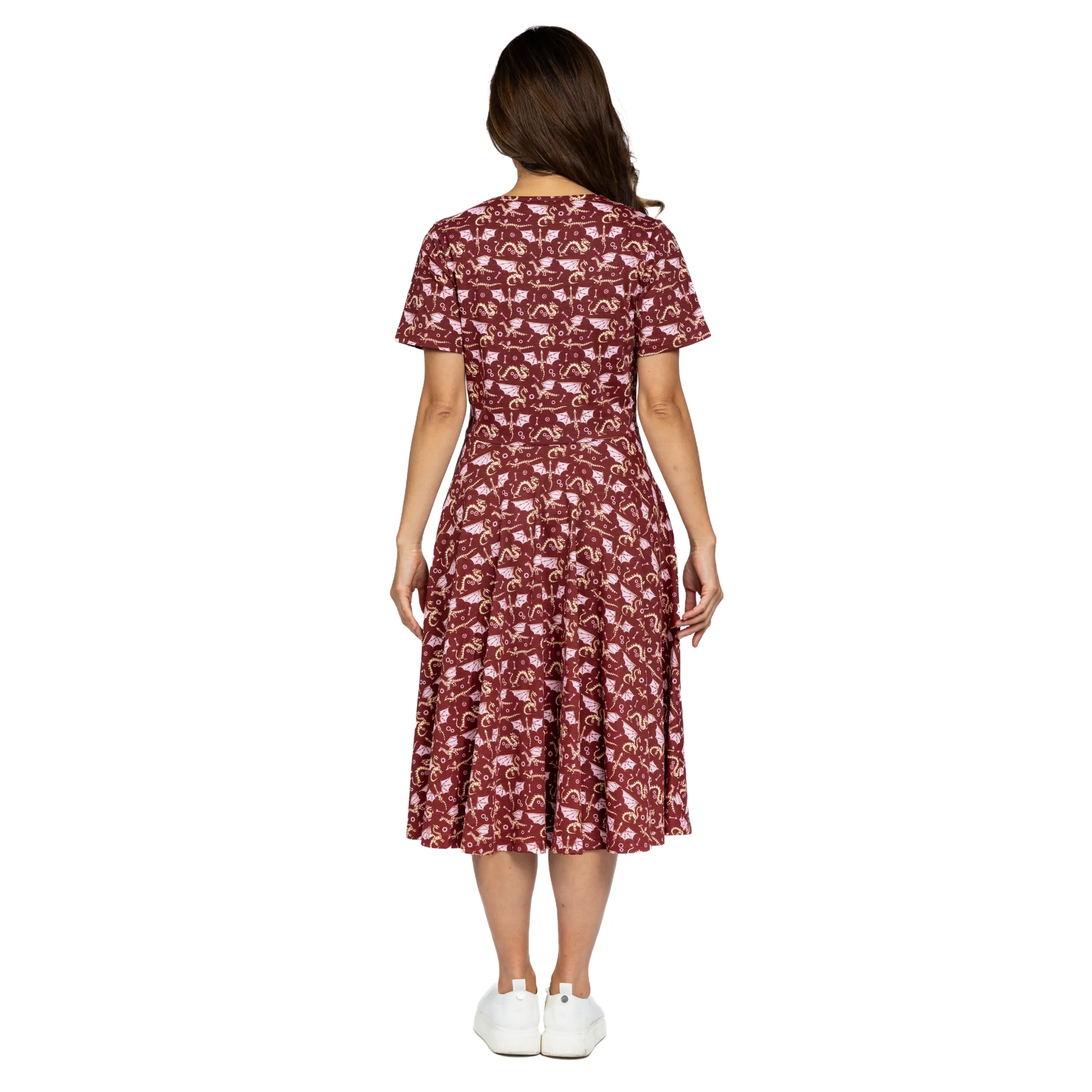 Dragon Robots Twirl Dress