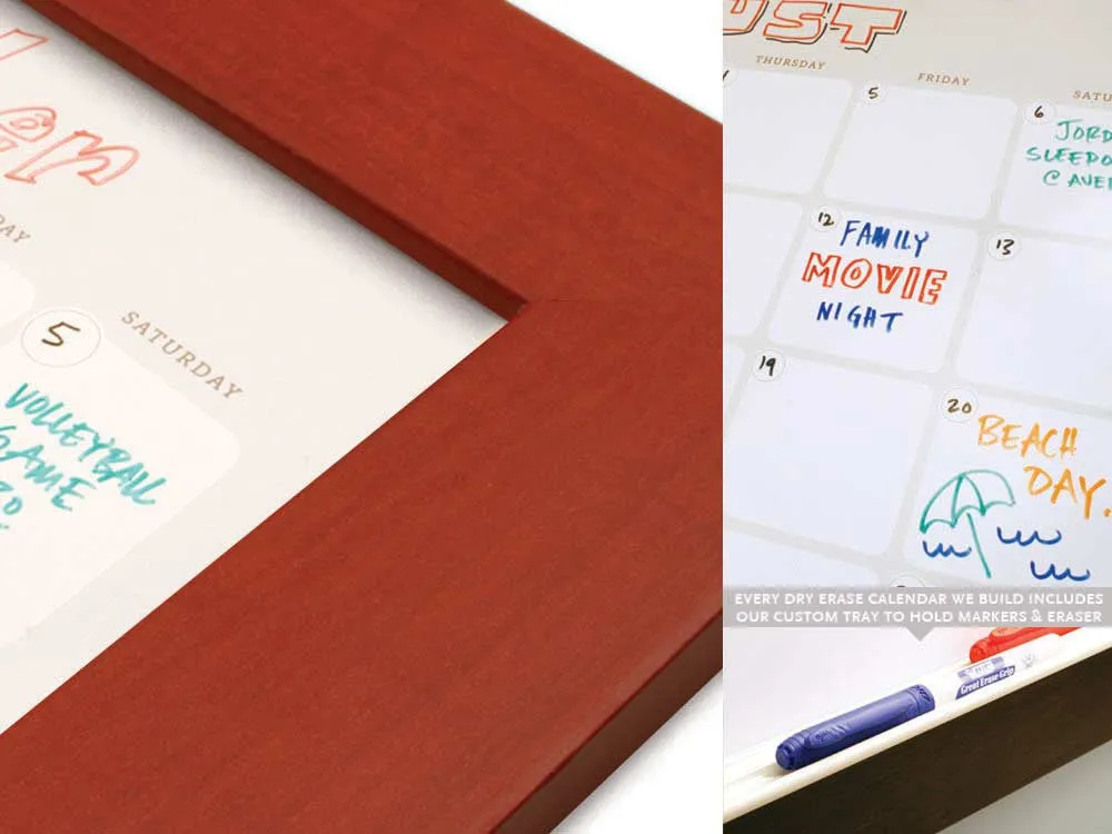 Dry Erase Calendar 22" x 22"