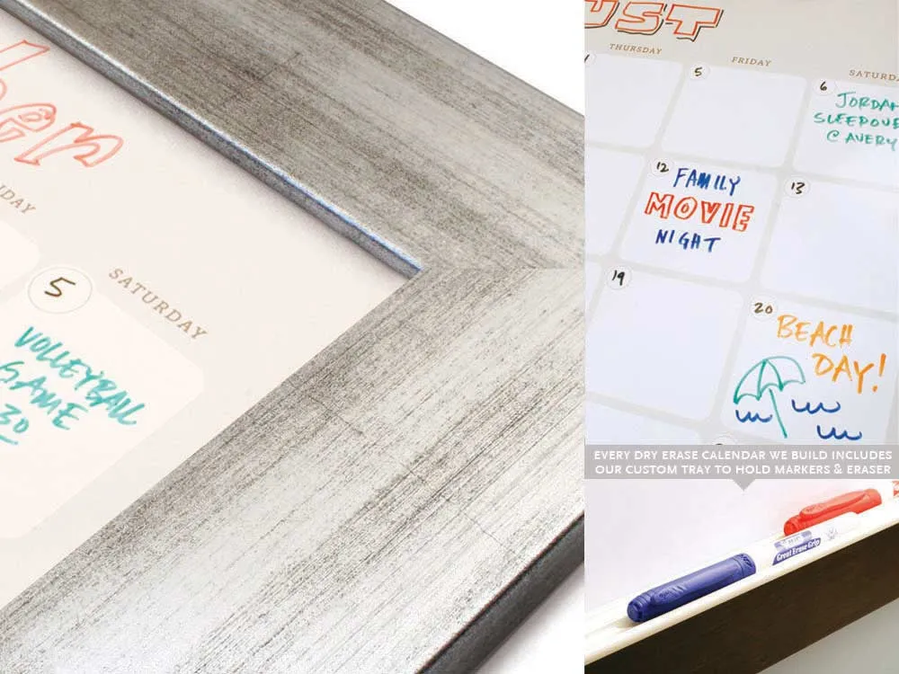 Dry Erase Calendar 22" x 22"