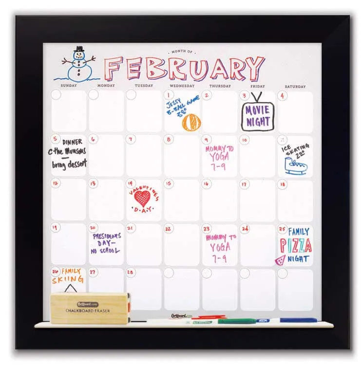 Dry Erase Calendar 22" x 22"