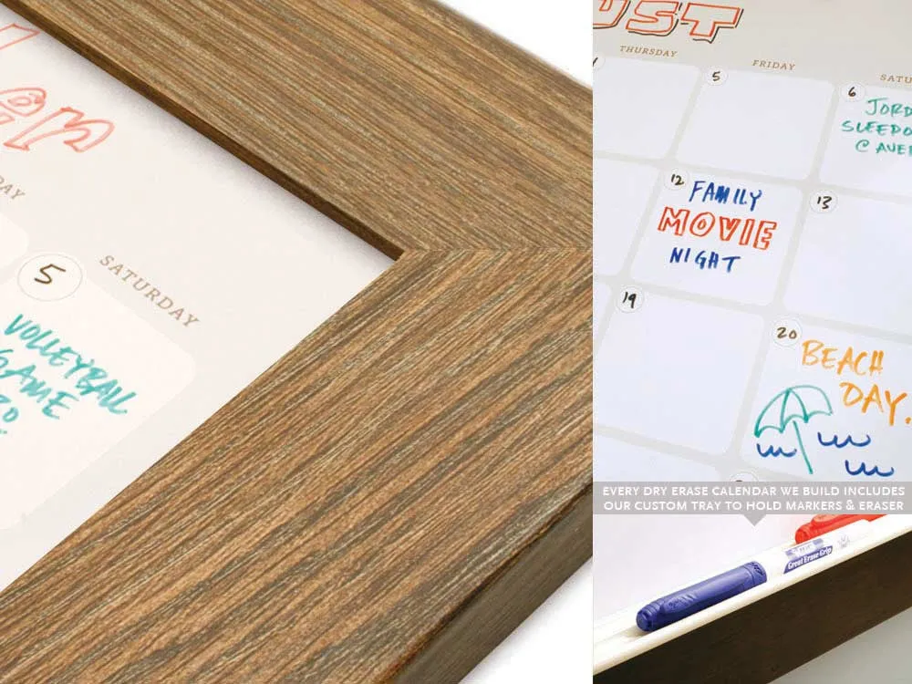 Dry Erase Calendar 22" x 22"