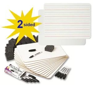 Dry Erase Lapboard Class Pack (12 sets/unit) #35030 (E-45)