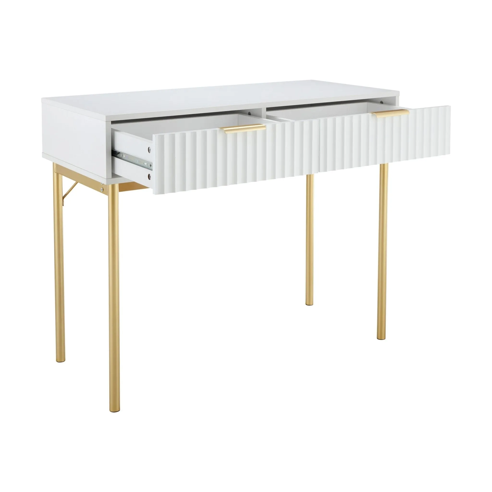 Evie Dressing Table Console - White