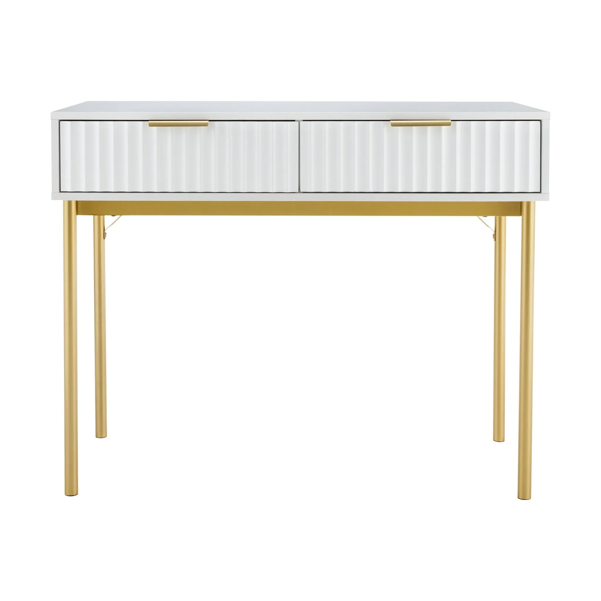 Evie Dressing Table Console - White