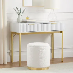 Evie Dressing Table Console - White