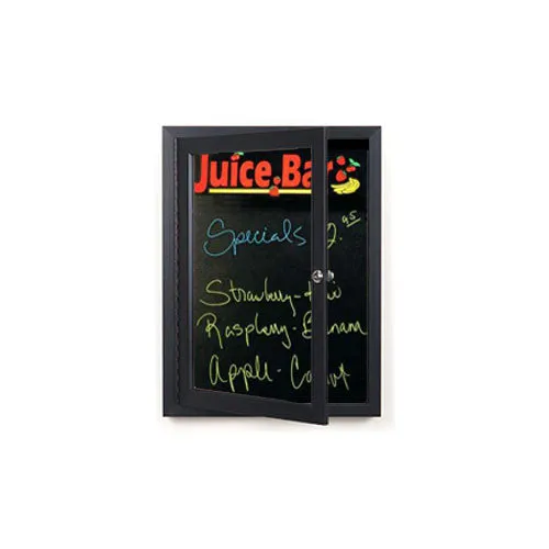 Extra Large Indoor Dry Erase Black Marker Board SwingCases | Black Board Magnetic Porcelain on Steel Surface
