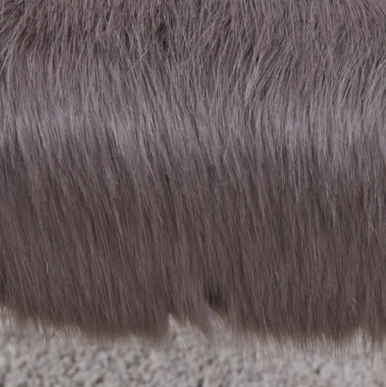 Faux Sheepskin Dressing Table Stool