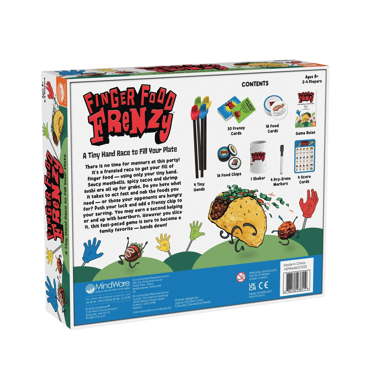 Finger Food Frenzy Family Board Game
