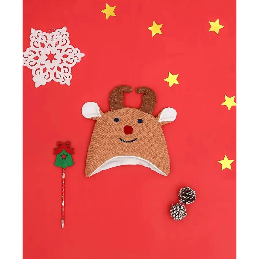 Fun Days Reindeer Knitted Cap