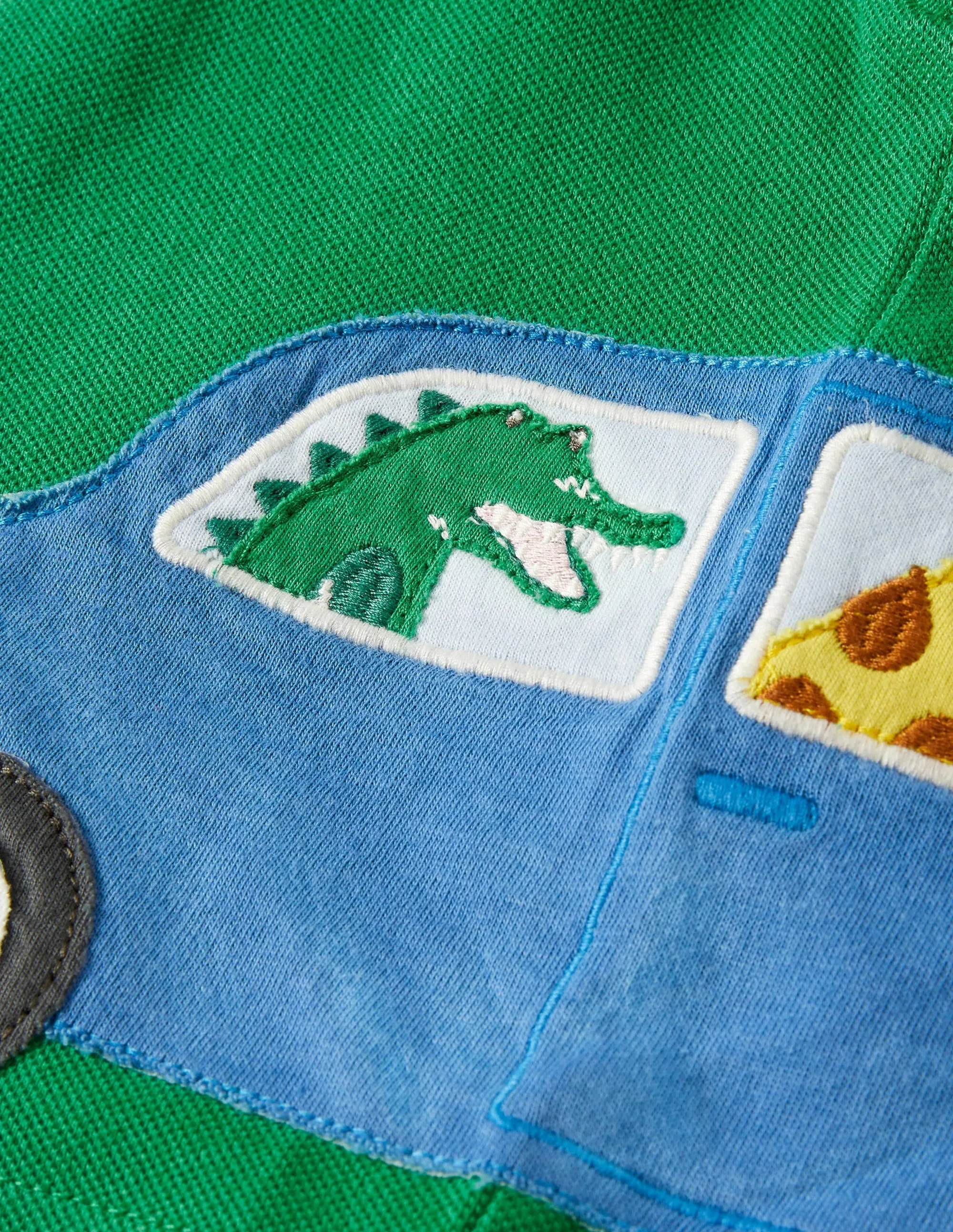 Fun Piqué Polo Shirt-Sapling Green Car