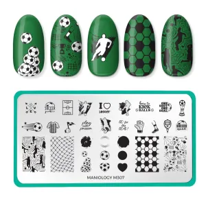 Game On: Goal Getter (M307) - Nail Stamping Plate