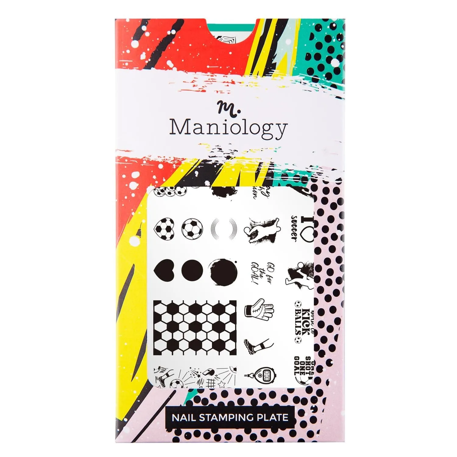 Game On: Goal Getter (M307) - Nail Stamping Plate