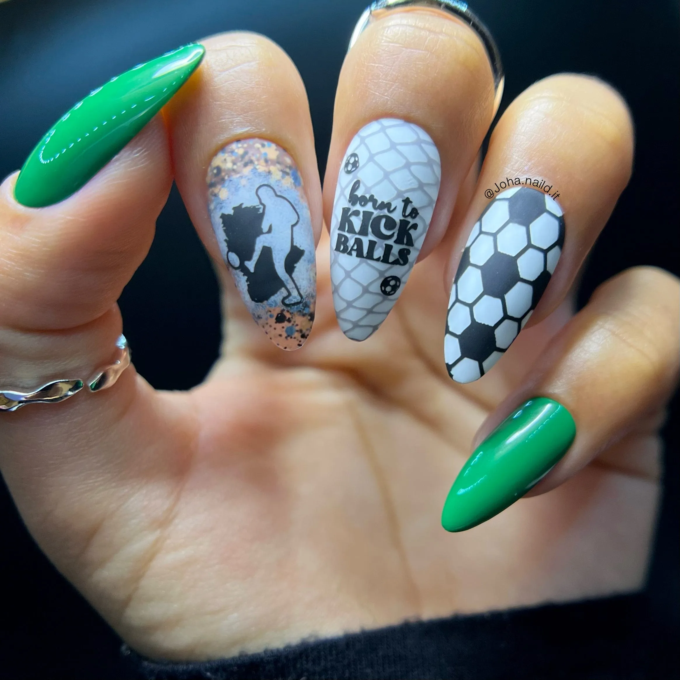 Game On: Goal Getter (M307) - Nail Stamping Plate