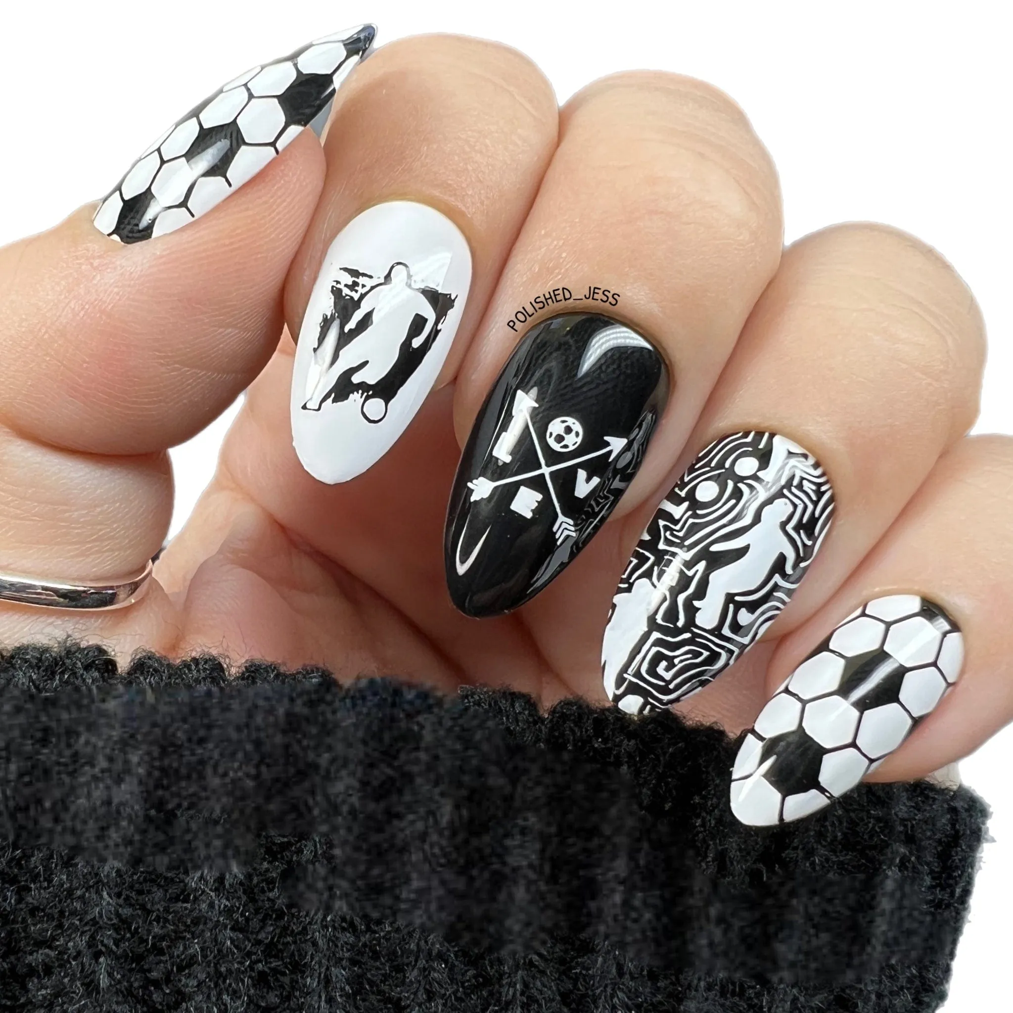 Game On: Goal Getter (M307) - Nail Stamping Plate